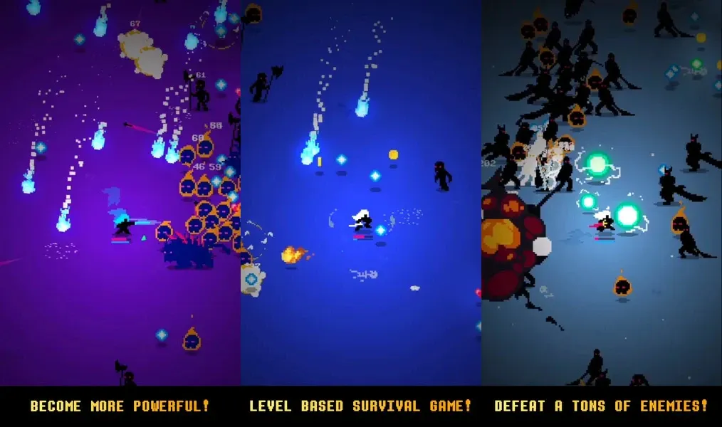 Demon Survival - 8-битная графика с уникальным пиксельным искусством