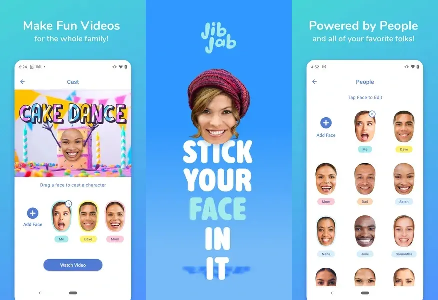 JibJab — приложение для создания потрясающего видео, GIF и поздравительных открыток
