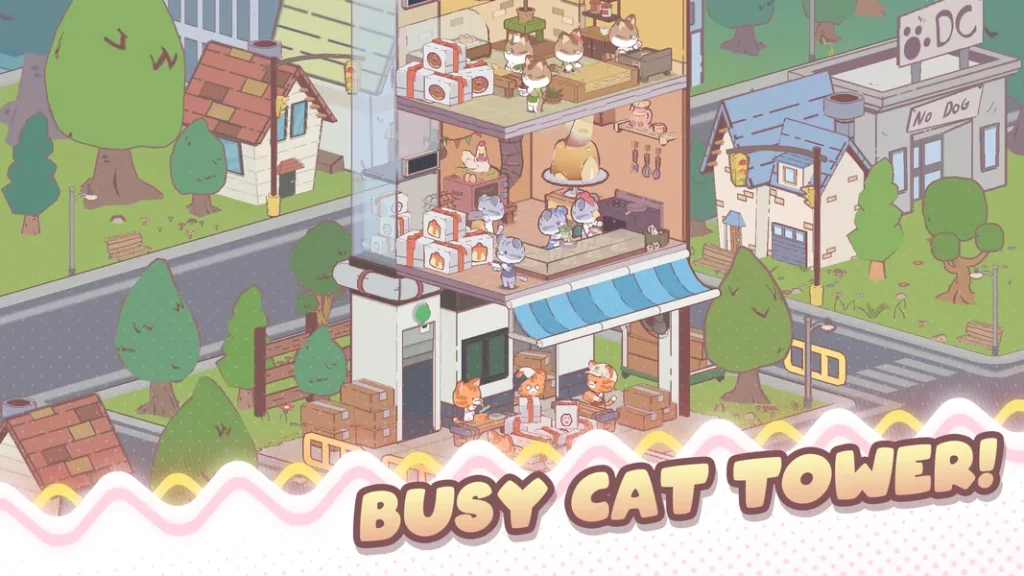 Готовить вкусные блюда в игре My Cat Tower