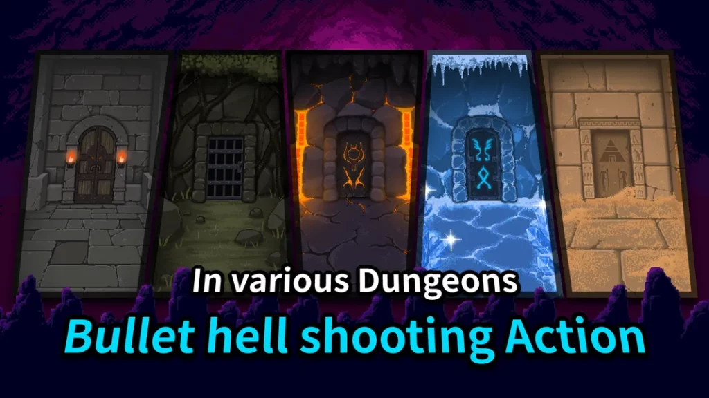 Dungeon Dungeon : Survival - классическая пиксельная графика
