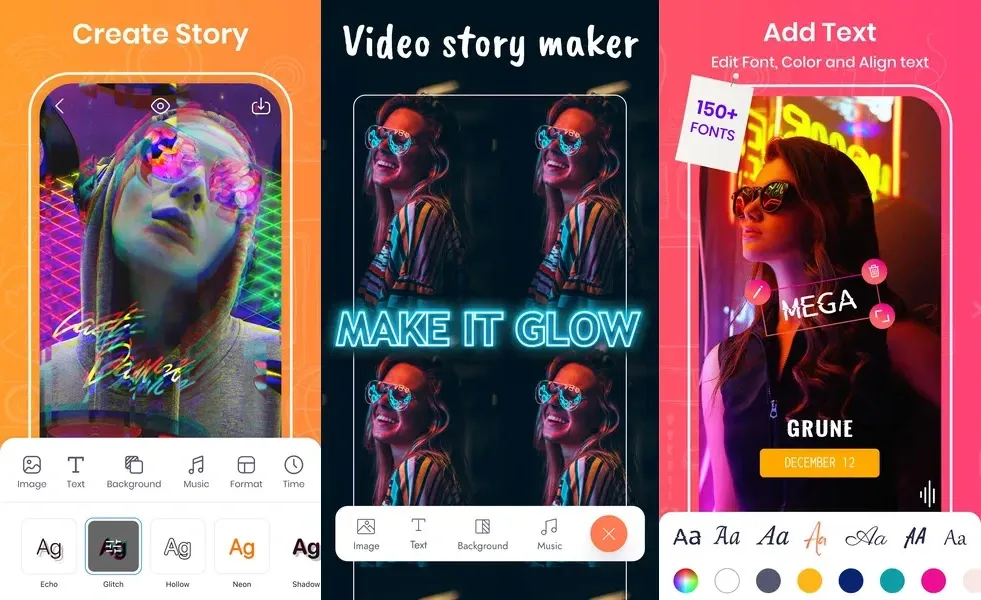 MoArt – приложение для создания историй для Instagram и производителя роликов