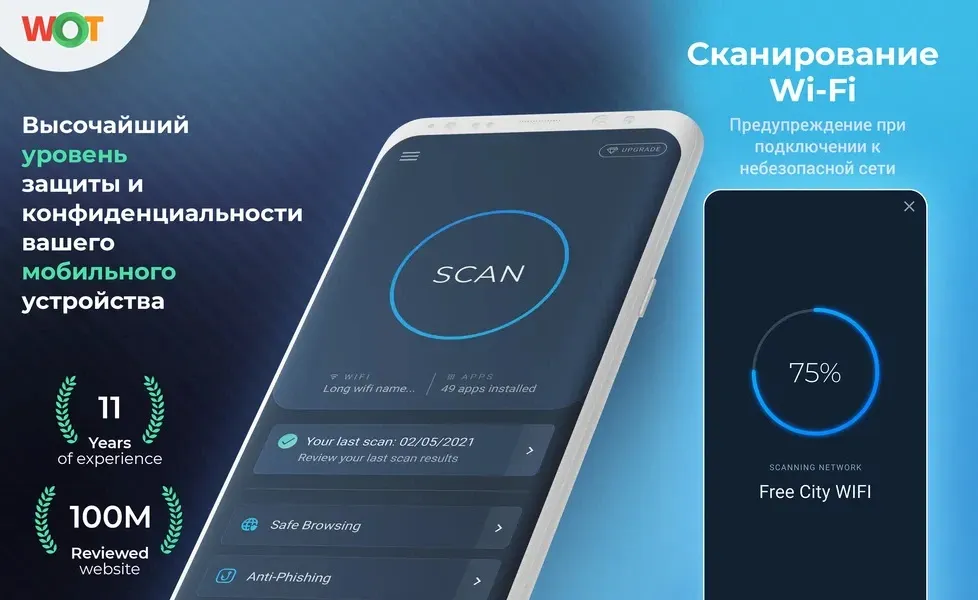 WOT — приложение, помогающее обнаруживать потенциальные опасности