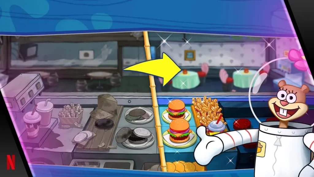 SpongeBob: Get Cooking / Губка Боб на кухне - расширьте свои услуги