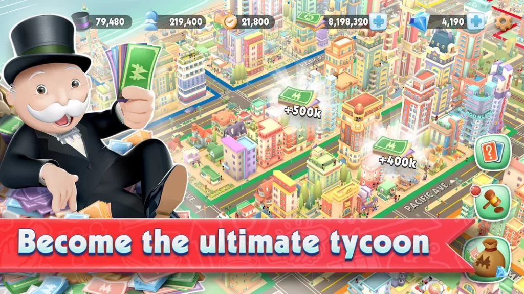 MONOPOLY Tycoon — игра Tycoon, которая поможет вам понять процесс обогащения