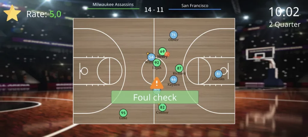 Простая 2D-графика в игре Basketball Referee Simulator