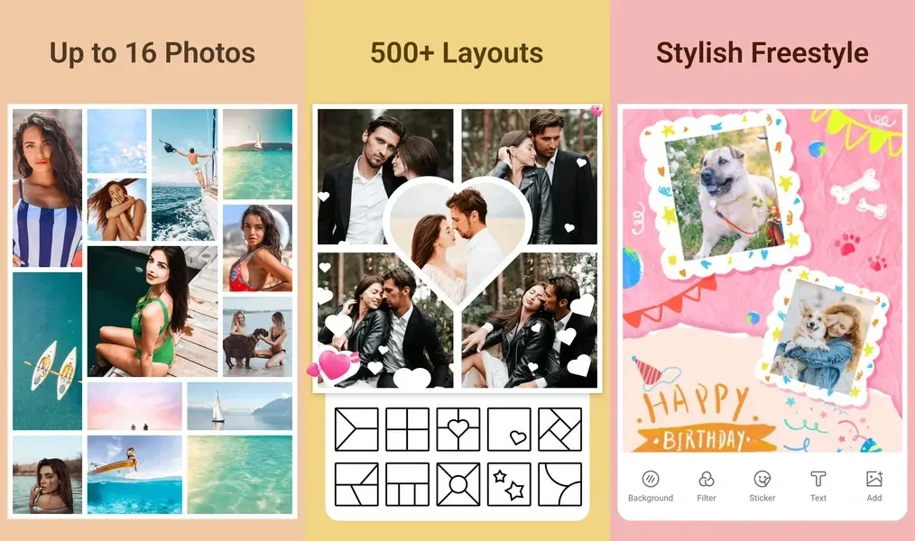 Photo Collage / Фотоколлаж — приложение для создания коллажей и редактирование фотографий