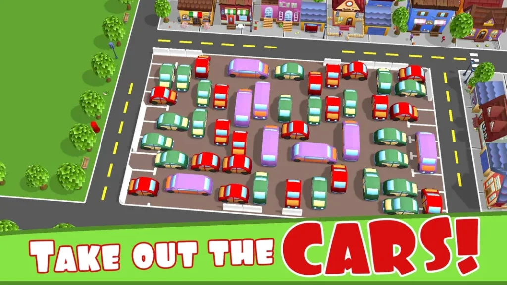 Car Parking: Traffic Jam 3D – игра-головоломка, посвященная решению проблем с пробками на парковке
