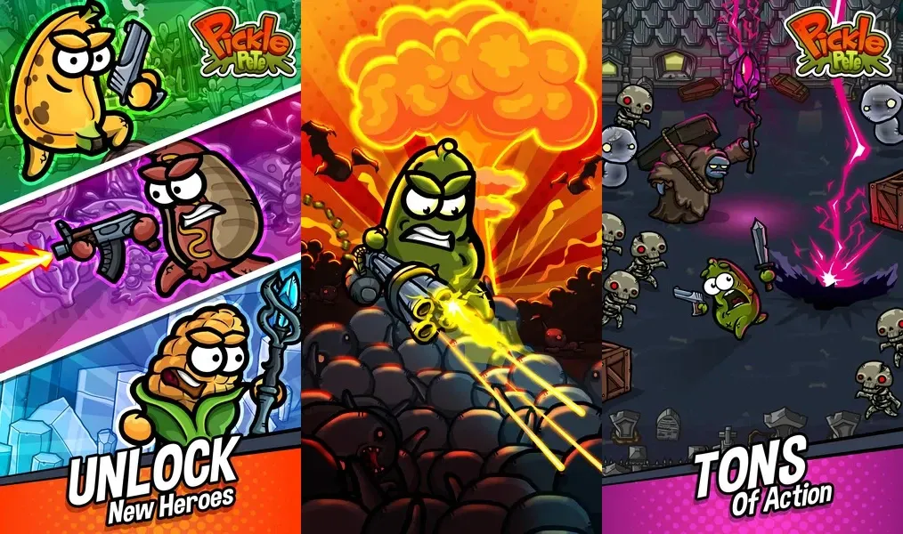 Pickle Pete - увлекательная игра на выживание для Android