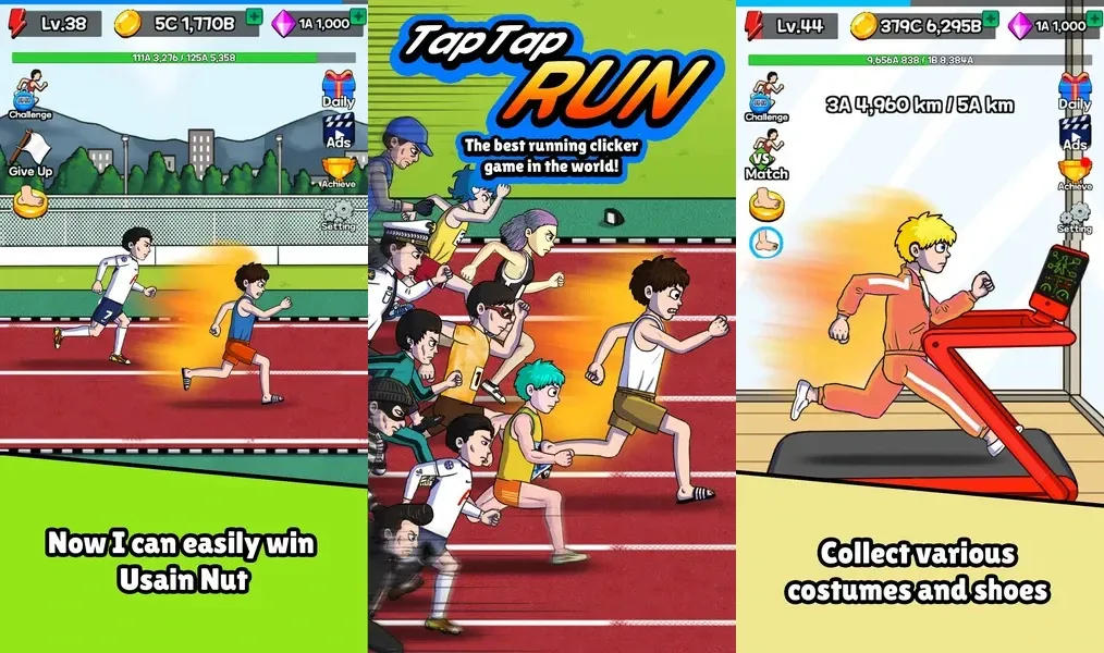 Tap Tap Run — игра-симулятор, в котором вы станете профессиональным бегуном