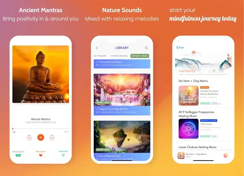 Meditative Mind — приложение для медитации, предлагающее целостный музыкальный опыт