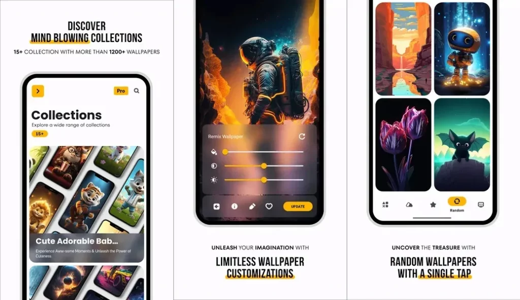 Ai Wallpapers : WallArt – приложение, предлагающее обои, созданные искусственным интеллектом