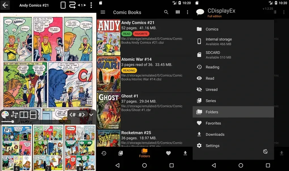 CDisplayEx Comic Reader – приложение, поддерживающее чтение CBR с высокой производительностью