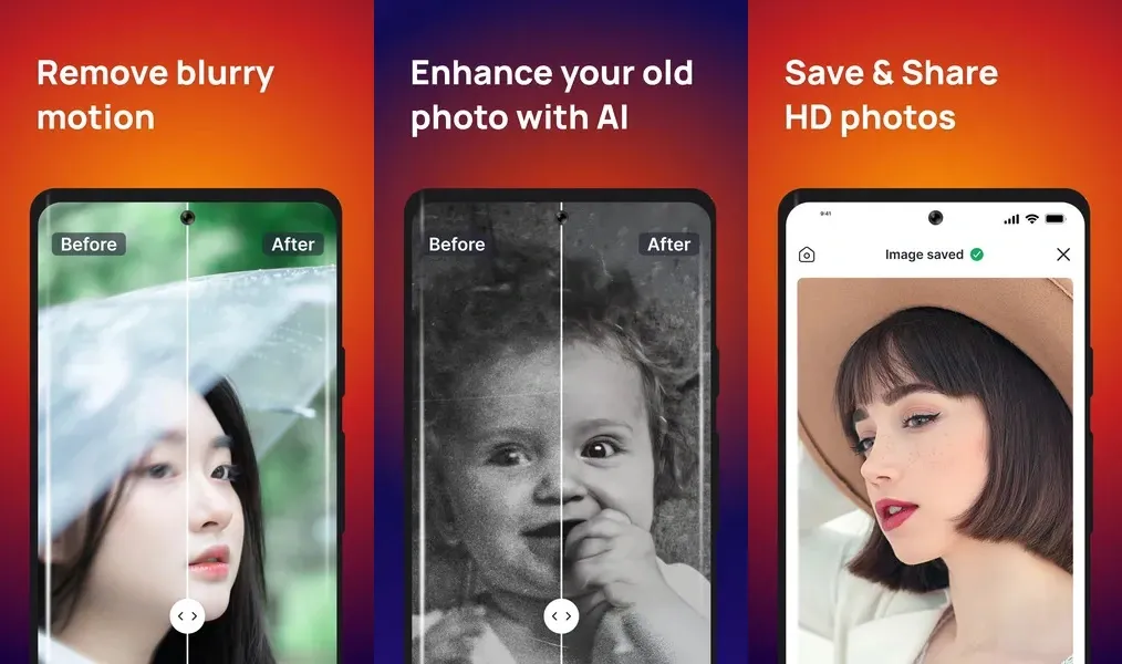 Enhancer — приложение для редактирования и восстановления фотографий благодаря технологии искусственного интеллекта