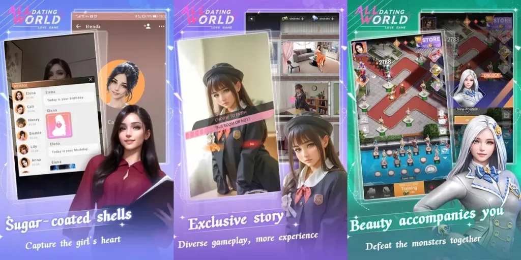 Girls Friend: Date Sim – казуальная игра с интересными виртуальными знакомствами