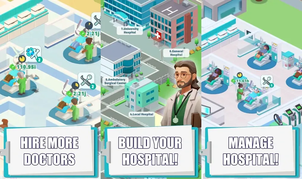 Ouch Clinics – игра-симулятор, в которой вы сможете построить собственную больницу