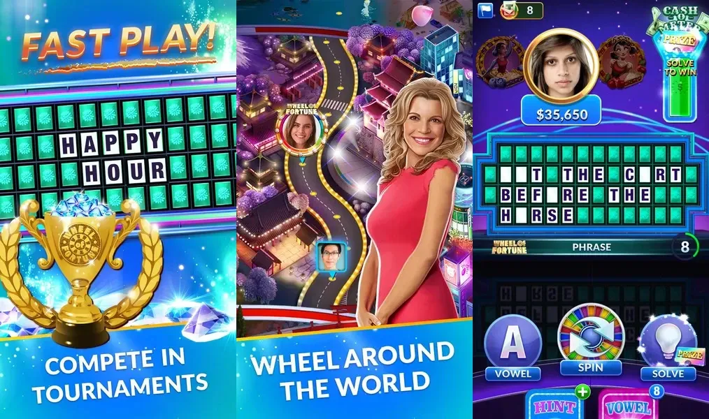 Wheel of Fortune – игра-головоломка, вдохновленная популярным телешоу