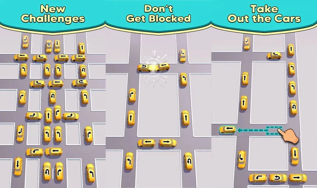 Простой геймплей в игре Traffic Escape!