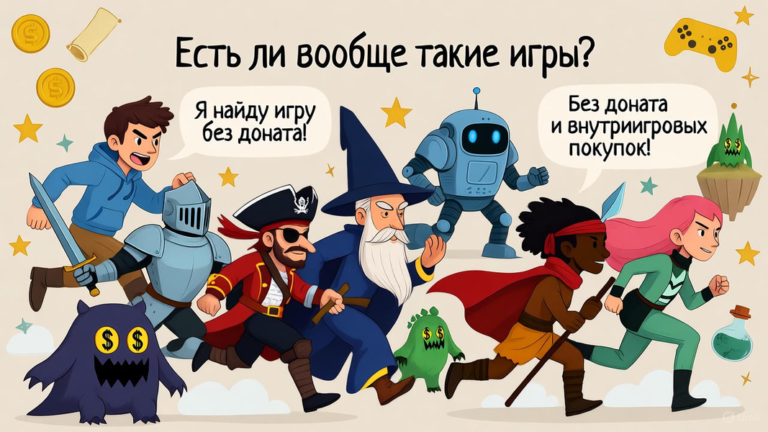 Игры без доната: есть ли такие вообще