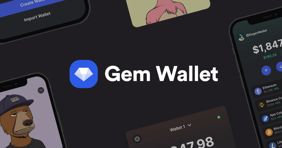 GemWallet некастодиальный кошелек для 100+ блокчейнов